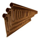 グリーンフィールド リサイクルエッジング Vタイプ プラエッジ100(植栽帯/天然芝見切) ブラウン H130mmX2mX3本 ジョイント付 EDG-VBR-3...