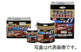 アサヒペン 油性高耐久アクリルトタンα 3kg グレー 【お取り寄せ商品】 【代金引換不可】