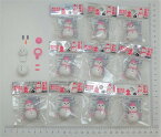 （10個入）雪だるま　ピンク消しゴム【まとめ買い 消しゴム 日本製 プレゼント ご褒美 おまけ 景品 おもちゃ こども 文具 ばらまき】