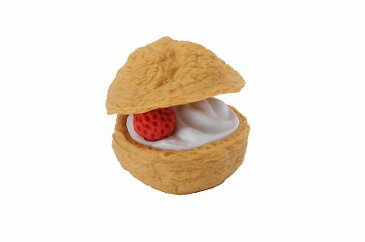 シュークリーム 白消しゴム 【iwako 消しゴム 日本製 プレゼント ご褒美 おまけ 景品 おもちゃ こども 文具】