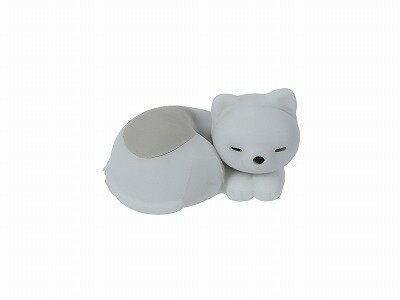 眠りネコ　グレー消しゴム【iwako 消しゴム 日本製 プレゼント ご褒美 おまけ 景品 おもちゃ こども 文..