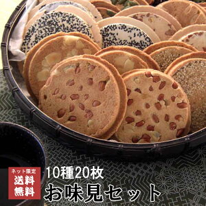 【送料無料】お味見セット　10種20枚【ネット限定】【1回限り】佐々木製菓