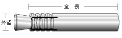 【 メール便 可 】 ウエルドアンカー / スチール溶接アンカー 10mm×50mm 【1本】