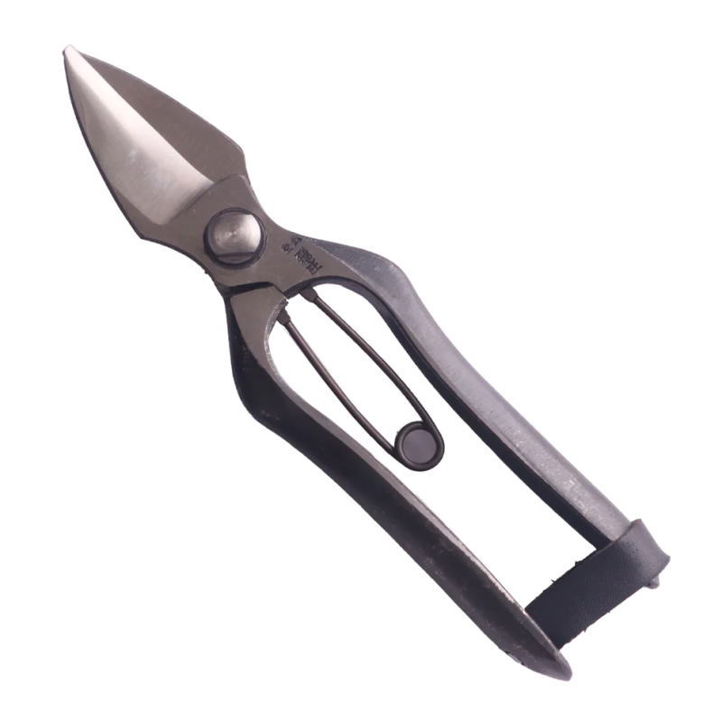 【メール便】 飛塚製鋏所 飛庄 両刃剪定鋏 反刃 200mm 皮止 PS-17