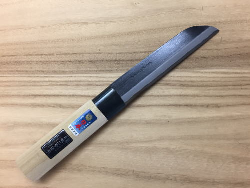 玉日本 竹割包丁 170mm 両刃 青二鋼 日本製 鍛造