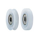 【メール便 可】 ヨコヅナ ベアリング入 ジュラコン(R)車 車のみ 丸型 40mm 2109 【1個】