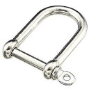 【メール便 可】 MM 水本機械 ステンレス ロングワイドシャックル 5mm SPLW-5 【1個】