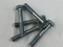【訳あり 在庫処分品】 鉄ユニクロメッキ 六角ボルト W1/2×80mm ※ボルトのみ