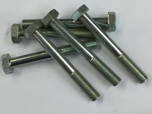 【訳あり 在庫処分品】 鉄ユニクロメッキ 六角ボルト W5/8×125mm ※ボルトのみ