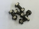 【訳あり 在庫処分品】 鉄生地 六角ボルト W5/8×45mm ナット付
