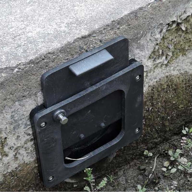 サンポリ 水番 豊水ゲート 100用 水田用給水口 田んぼ 水量調節 水量調整