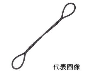 玉掛ワイヤー 9mm×3m 裸 JIS規格ワイヤー使用品 クレーン等安全規則219条適合品 玉掛けワイヤー