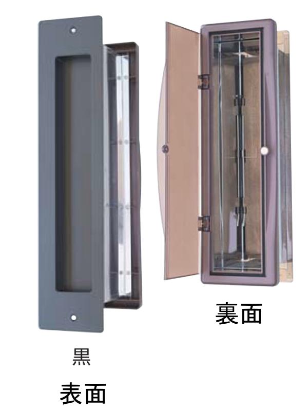 【 送料無料 】 水上 ファースト ポスト 内フタ付 気密型 No.3000 タテ型 真壁用 黒