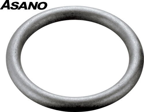 【メール便 可】【3個まで/1梱包】 浅野金属工業 ASANO 強力リング つや消し サイズ12 AK7032 線径12mm..