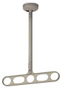 川口技研 軒天用ホスクリーン Z-107-LB ライトブロンズ 1本シャフトタイプ 430mm 1セット