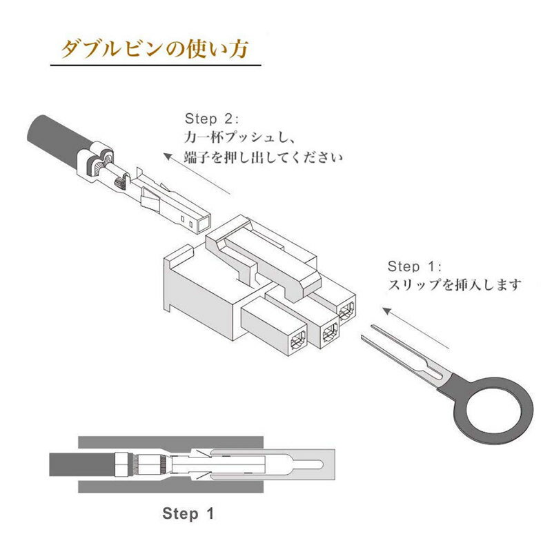 アイウィス(IWISS)ピン抜き工具11点セットカプラー端子除去ツールターミナルコネクタの分解にIWS-11TRT-SY