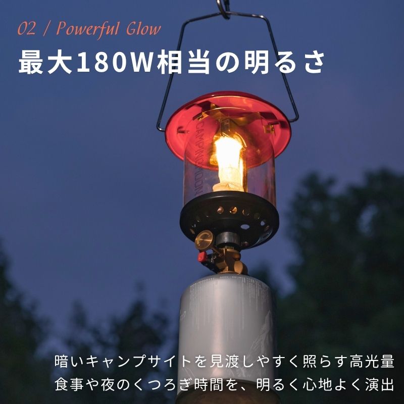 [公式] キャンピングムーン CAMPINGMOON キャンプ ランタン おしゃれ ガスランタン ガスランプ チューブ マントル od アウトドア キャンプ用品 ホーロー レトロ ケース マントルセット キャンプギア ギフト プレゼント 圧電点火装置 無段階調光 T-9 iwiss-10002772 IWISS TOOLs 楽天市場店 サンプル画像3