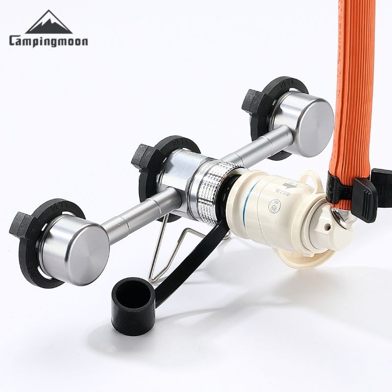 [新発売]キャンピングムーン（CAMPING MOON）CB缶 ガスステーション CB 3缶式 3本連結 カセットガス ガスユニット カチット式ガスコード対応 キャンピングカー 車中泊 ガス供給 防災 災害 キャンプ用品 アウトドア LPガスアダプター Z30-Z-SG iwiss-10003146 IWISS TOOLs 楽天市場店 パッケージ画像