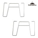 【期間限定★10%P還元!5/8迄】キャンピングムーン(CAMPING MOON) フィールド メッシュラック T-230用 T-230A用 脚部 2点 T-2...