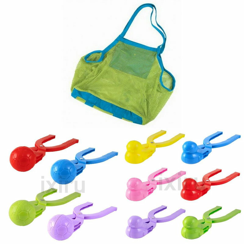 【最大2000円OFFクーポン配布中!楽天BLACK FRIDAY】 MAGNA(マグナ) 雪遊びセット 雪玉メーカー 3点セット 雪玉製造機 2種類 サッカーボール アヒル おしゃれな 特大 メッシュバッグ付 スノーボールメーカー通販 サッカー 用品 セール