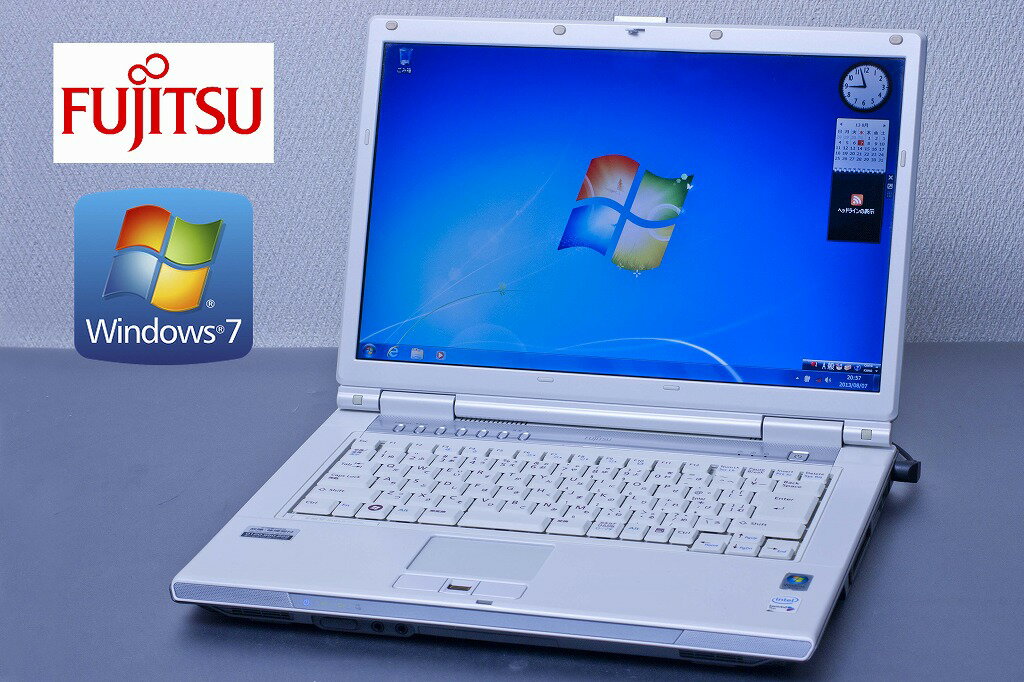ノートパソコン Office付 送料無料 1台のみ Windows7 富士通 FMV BIBLO NF70U Core2Duo T5500 1.67GHz 2GB HDD80GB DVDスーパーマルチ 中古ノートPC 中古ノートパソコン king office 2013 付属