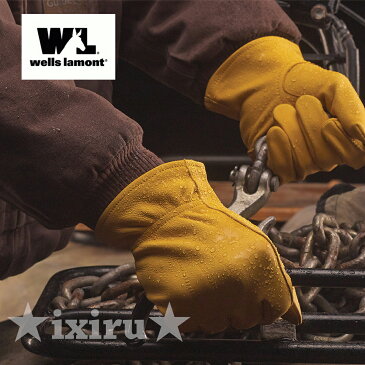 バイク グローブ 革 手袋 革手袋 バイクグローブ WELLS LAMONT レザーグローブ バイク手袋 冬 ツーリング に 1組セット 濡れても柔らか