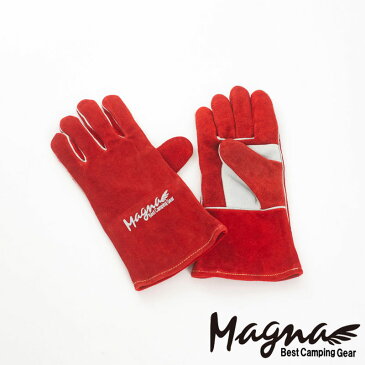 MAGNA(マグナ) 縫製LEVEL職人 牛革 耐熱グローブ レディース 防火手袋 焚き火 焚火 キャンプファイヤー アウトドアグローブ BBQ ダッチオーブン 薪ストーブ