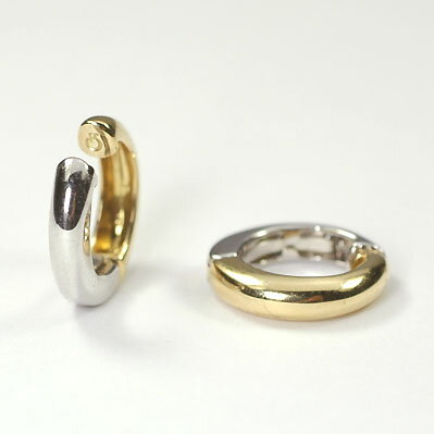 ピアリング イヤリング K18＆K14WG ジガネ ピアリング（イヤリング）