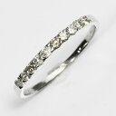 現品限り 天然ダイヤモンド 0.2ct エタニティリング スウィートテンリング 11号 指輪 プラチナ仕上げ 日本製 シルバー925 ダイヤモンドリング(4)