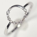 ダイヤモンド リング スウィートテン K18WG・ダイヤ0.1ct アニバーサリー10リング (指輪)【結婚10周年記念】【スウィート10石ダイヤモンド】ダイヤモンド指輪(4)