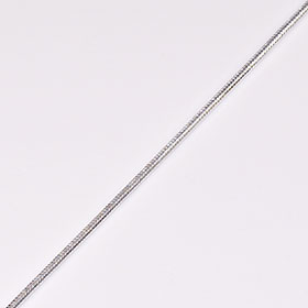 【即納】【メール便対応送料無料】ネックレスチェーン（スネーク・シルバーカラー）　43cm【アクセサリ ...