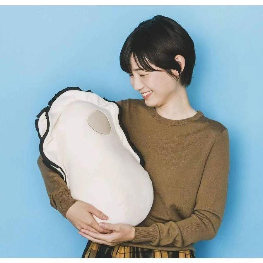 【最大2000円offクーポンあり】牡蠣抱き枕 柔らかく 人形 大きい 卒業ぬいぐるみ 低反発クッション もちもち 多機能 洗える 添い寝枕 癒される 可愛い 気持ちいい 食べ物 動物 ソフ