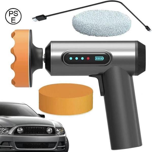 電動 ポリッシャー コードレス カーポリッシャー 4000mAh 充電式 2000RPM クリーニ...