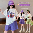 【最大2000円offクーポンあり】キッズ 半袖 セットアップ 女の子 肌触り良い ジャージ 子供服 セット カジュアル ジャージ キッズ ふんわり 通気 ソフ...