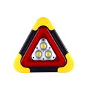 三角停止板 2個セット 作業灯 投光器 三角表示反射板 三角停止表示板 LED デルタストップ 車警告灯 道路用 事故 応急 停電 防災対策 登山 夜釣り