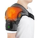 【最大2000円offクーポンあり】肩膝 マッサージ器 肩膝サポーター 肩膝マッサージャー ホットヒーター 温感 3つの振動と温度設定 四十肩 五十肩 関節脱臼...