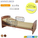 【マットレス・テスリ付】【お届けは設置まで】【正規販売店】高級 電動ベッド アンネルベッド ラクセーヌ910FT フラット 1モーター WPポケット マットレス...