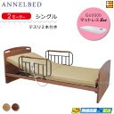 【マットレス・テスリ付】【お届けは設置まで】【正規販売店】高級 電動ベッド アンネルベッド ラクセーヌ910FT フラット 2モーター GU5000 マットレス...