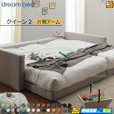 【クイーン2】【生地見本無料貸し出し中】【お届けは設置まで】【正規販売店】ドリームベッド ハグミル 2401 ベッド フレーム フレームカラーBランク 片側アーム付き クイーン2 DB1621 fmmr ※マットレスは別売り