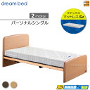 【パーソナルシングル】【マットレス付】【お届けは設置まで】【正規販売店】高級 電動ベッド ドリームベッド リラックスタイム 113 2モーター ラテックス アレ...
