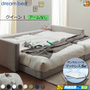 【クイーン1】【生地見本無料貸し出し中】【お届けは設置まで】【正規販売店】ドリームベッド フレーム・マットレスセット ハグミル 2401 フレームカラーAランク アームなし ペニーセーバー270 F4 マットレス付 クイーン1 DB2079