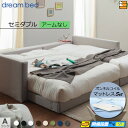 【セミダブル】【生地見本無料貸し出し中】【お届けは設置まで】【正規販売店】ドリームベッド フレーム・マットレスセット ハグミル 2401 フレームカラーAランク アームなし ペニーセーバー270 F4 マットレス付 セミダブル DB2077