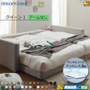 【クイーン1】【生地見本無料貸し出し中】【お届けは設置まで】【正規販売店】ドリームベッド フレーム・マットレスセット ハグミル 2401 フレームカラーBランク アームなし ペニーセーバー270 F4 マットレス付 クイーン1 DB2084