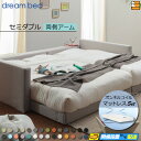 【セミダブル】【生地見本無料貸し出し中】【お届けは設置まで】【正規販売店】ドリームベッド フレーム・マットレスセット ハグミル 2401 フレームカラーBランク 両側アーム付き ペニーセーバー270 F4 マットレス付 セミダブル DB2062