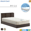 【今ならシーツとベッドパッドがもらえる】【クイーン1】【お届けは設置まで】【正規販売店】ドリームベッド フレーム・マットレスセット ウレルディ 244 ノーマル...