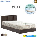 【今ならシーツとベッドパッドがもらえる】【クイーン1】【お届けは設置まで】【正規販売店】ドリームベッド フレーム・マットレスセット ウレルディ 244 ノーマル...