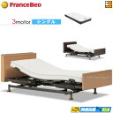 【今なら電動ベッド用シーツがもらえる】【シングル】【マットレス付】高級 電動ベッド フランスベッド レステックス-05C 3モーター RX-STD-EX マット...