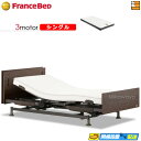 【今なら電動ベッド用シーツがもらえる】【シングル】【マットレス付】高級 電動ベッド フランスベッド レステックス-W01 3モーター マイクロRX-DLX マッ...