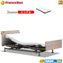 【今なら電動ベッド用シーツがもらえる】【シングル】【マットレス付】高級 電動ベッド フランスベッド レステックス-06C 3モーター マイクロRX-DLX マッ...
