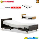 【今なら電動ベッド用シーツがもらえる】【シングル】【マットレス付】高級 電動ベッド フランスベッド レステックス 101F 2モーター マイクロRX-DLX マ...